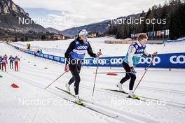 05.01.2023, Val di Fiemme, Italy (ITA): Anna Dyvik (SWE) - FIS world cup cross-country, tour de ski, training, Val di Fiemme (ITA). www.nordicfocus.com. © Barbieri/NordicFocus. Every downloaded picture is fee-liable.