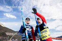 05.01.2023, Val di Fiemme, Italy (ITA): Theo Schely (FRA) - FIS world cup cross-country, tour de ski, training, Val di Fiemme (ITA). www.nordicfocus.com. © Modica/NordicFocus. Every downloaded picture is fee-liable.