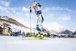 21.01.2023, Livigno, Italy (ITA): Moa Lundgren (SWE) - FIS world cup cross-country, individual sprint, Livigno (ITA). www.nordicfocus.com. © Modica/NordicFocus. Every downloaded picture is fee-liable.