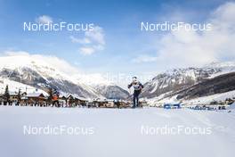 21.01.2023, Livigno, Italy (ITA): Will Koch (USA) - FIS world cup cross-country, individual sprint, Livigno (ITA). www.nordicfocus.com. © Modica/NordicFocus. Every downloaded picture is fee-liable.