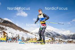 21.01.2023, Livigno, Italy (ITA): Davide Graz (ITA) - FIS world cup cross-country, individual sprint, Livigno (ITA). www.nordicfocus.com. © Modica/NordicFocus. Every downloaded picture is fee-liable.