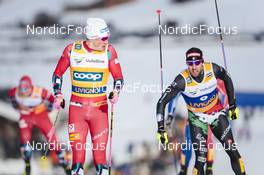 21.01.2023, Livigno, Italy (ITA): Johannes Hoesflot Klaebo (NOR) - FIS world cup cross-country, individual sprint, Livigno (ITA). www.nordicfocus.com. © Modica/NordicFocus. Every downloaded picture is fee-liable.