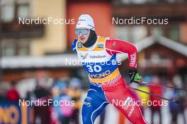 21.01.2023, Livigno, Italy (ITA): Jules Chappaz (FRA) - FIS world cup cross-country, individual sprint, Livigno (ITA). www.nordicfocus.com. © Modica/NordicFocus. Every downloaded picture is fee-liable.