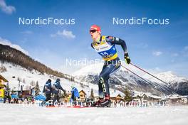 21.01.2023, Livigno, Italy (ITA): Jan Stoelben (GER) - FIS world cup cross-country, individual sprint, Livigno (ITA). www.nordicfocus.com. © Modica/NordicFocus. Every downloaded picture is fee-liable.