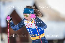 21.01.2023, Livigno, Italy (ITA): Rosie Brennan (USA) - FIS world cup cross-country, individual sprint, Livigno (ITA). www.nordicfocus.com. © Modica/NordicFocus. Every downloaded picture is fee-liable.