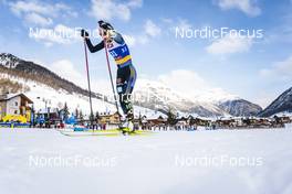 21.01.2023, Livigno, Italy (ITA): Lena Keck (GER) - FIS world cup cross-country, individual sprint, Livigno (ITA). www.nordicfocus.com. © Modica/NordicFocus. Every downloaded picture is fee-liable.