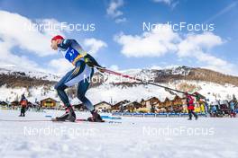 21.01.2023, Livigno, Italy (ITA): Josef Faessler (GER) - FIS world cup cross-country, individual sprint, Livigno (ITA). www.nordicfocus.com. © Modica/NordicFocus. Every downloaded picture is fee-liable.