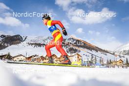 21.01.2023, Livigno, Italy (ITA): Ana Cvetanovska (MKD) - FIS world cup cross-country, individual sprint, Livigno (ITA). www.nordicfocus.com. © Modica/NordicFocus. Every downloaded picture is fee-liable.