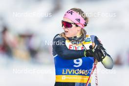 21.01.2023, Livigno, Italy (ITA): Laura Gimmler (GER) - FIS world cup cross-country, individual sprint, Livigno (ITA). www.nordicfocus.com. © Modica/NordicFocus. Every downloaded picture is fee-liable.