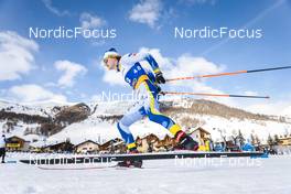 21.01.2023, Livigno, Italy (ITA): Carl Rune (SWE) - FIS world cup cross-country, individual sprint, Livigno (ITA). www.nordicfocus.com. © Modica/NordicFocus. Every downloaded picture is fee-liable.