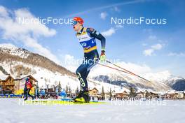 21.01.2023, Livigno, Italy (ITA): Alexander Brandner (GER) - FIS world cup cross-country, individual sprint, Livigno (ITA). www.nordicfocus.com. © Modica/NordicFocus. Every downloaded picture is fee-liable.