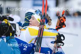21.01.2023, Livigno, Italy (ITA): Emma Ribom (SWE), Jonna Sundling (SWE), (l-r)  - FIS world cup cross-country, individual sprint, Livigno (ITA). www.nordicfocus.com. © Modica/NordicFocus. Every downloaded picture is fee-liable.