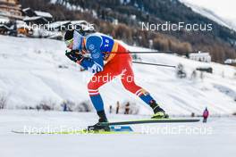 21.01.2023, Livigno, Italy (ITA): Ondrej Cerny (CZE) - FIS world cup cross-country, individual sprint, Livigno (ITA). www.nordicfocus.com. © Modica/NordicFocus. Every downloaded picture is fee-liable.