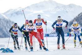 21.01.2023, Livigno, Italy (ITA): Alina Meier (SUI), Julia Kern (USA), (l-r)  - FIS world cup cross-country, individual sprint, Livigno (ITA). www.nordicfocus.com. © Modica/NordicFocus. Every downloaded picture is fee-liable.