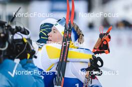 21.01.2023, Livigno, Italy (ITA): Emma Ribom (SWE), Jonna Sundling (SWE), (l-r)  - FIS world cup cross-country, individual sprint, Livigno (ITA). www.nordicfocus.com. © Modica/NordicFocus. Every downloaded picture is fee-liable.