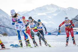 21.01.2023, Livigno, Italy (ITA): Federica Sanfilippo (ITA), Hedda Oestberg Amundsen (NOR), (l-r)  - FIS world cup cross-country, individual sprint, Livigno (ITA). www.nordicfocus.com. © Modica/NordicFocus. Every downloaded picture is fee-liable.