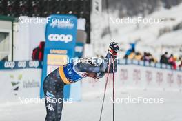 22.01.2023, Livigno, Italy (ITA): Kevin Bolger (USA) - FIS world cup cross-country, team sprint, Livigno (ITA). www.nordicfocus.com. © Modica/NordicFocus. Every downloaded picture is fee-liable.