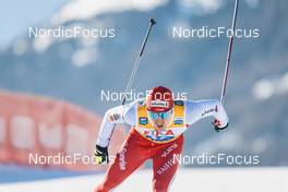 22.01.2023, Livigno, Italy (ITA): Roman Furger (SUI) - FIS world cup cross-country, team sprint, Livigno (ITA). www.nordicfocus.com. © Modica/NordicFocus. Every downloaded picture is fee-liable.