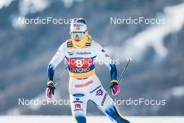 22.01.2023, Livigno, Italy (ITA): Linn Svahn (SWE) - FIS world cup cross-country, team sprint, Livigno (ITA). www.nordicfocus.com. © Modica/NordicFocus. Every downloaded picture is fee-liable.