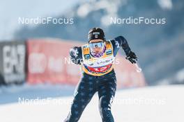 22.01.2023, Livigno, Italy (ITA): Lauren Jortberg (USA) - FIS world cup cross-country, team sprint, Livigno (ITA). www.nordicfocus.com. © Modica/NordicFocus. Every downloaded picture is fee-liable.