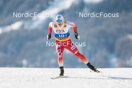 22.01.2023, Livigno, Italy (ITA): Dominik Bury (POL) - FIS world cup cross-country, team sprint, Livigno (ITA). www.nordicfocus.com. © Modica/NordicFocus. Every downloaded picture is fee-liable.