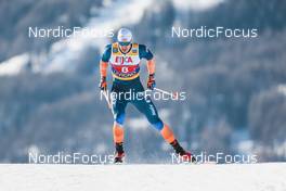 22.01.2023, Livigno, Italy (ITA): Andrew Young (GBR) - FIS world cup cross-country, team sprint, Livigno (ITA). www.nordicfocus.com. © Modica/NordicFocus. Every downloaded picture is fee-liable.