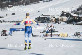 22.01.2023, Livigno, Italy (ITA): Jonna Sundling (SWE), Laura Gimmler (GER), (l-r)  - FIS world cup cross-country, team sprint, Livigno (ITA). www.nordicfocus.com. © Modica/NordicFocus. Every downloaded picture is fee-liable.