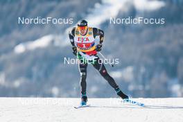 22.01.2023, Livigno, Italy (ITA): Francesco De Fabiani (ITA) - FIS world cup cross-country, team sprint, Livigno (ITA). www.nordicfocus.com. © Modica/NordicFocus. Every downloaded picture is fee-liable.