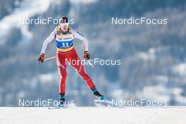 22.01.2023, Livigno, Italy (ITA): Alina Meier (SUI) - FIS world cup cross-country, team sprint, Livigno (ITA). www.nordicfocus.com. © Modica/NordicFocus. Every downloaded picture is fee-liable.