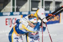22.01.2023, Livigno, Italy (ITA): Jonna Sundling (SWE), Emma Ribom (SWE), (l-r)  - FIS world cup cross-country, team sprint, Livigno (ITA). www.nordicfocus.com. © Modica/NordicFocus. Every downloaded picture is fee-liable.
