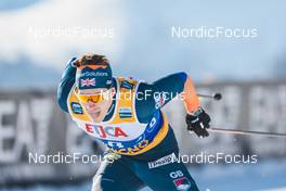 22.01.2023, Livigno, Italy (ITA): James Clugnet (GBR) - FIS world cup cross-country, team sprint, Livigno (ITA). www.nordicfocus.com. © Modica/NordicFocus. Every downloaded picture is fee-liable.
