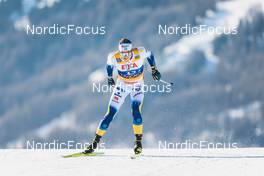 22.01.2023, Livigno, Italy (ITA): Olof Jonsson (SWE) - FIS world cup cross-country, team sprint, Livigno (ITA). www.nordicfocus.com. © Modica/NordicFocus. Every downloaded picture is fee-liable.