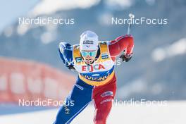 22.01.2023, Livigno, Italy (ITA): Lucas Chanavat (FRA) - FIS world cup cross-country, team sprint, Livigno (ITA). www.nordicfocus.com. © Modica/NordicFocus. Every downloaded picture is fee-liable.