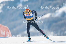 22.01.2023, Livigno, Italy (ITA): Logan Diekmann (USA) - FIS world cup cross-country, team sprint, Livigno (ITA). www.nordicfocus.com. © Modica/NordicFocus. Every downloaded picture is fee-liable.
