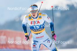 22.01.2023, Livigno, Italy (ITA): Edvin Anger (SWE) - FIS world cup cross-country, team sprint, Livigno (ITA). www.nordicfocus.com. © Modica/NordicFocus. Every downloaded picture is fee-liable.