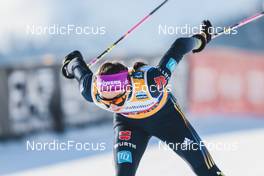 22.01.2023, Livigno, Italy (ITA): Sofie Krehl (GER) - FIS world cup cross-country, team sprint, Livigno (ITA). www.nordicfocus.com. © Modica/NordicFocus. Every downloaded picture is fee-liable.