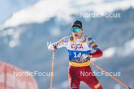 22.01.2023, Livigno, Italy (ITA): Philipp Leodolter (AUT) - FIS world cup cross-country, team sprint, Livigno (ITA). www.nordicfocus.com. © Modica/NordicFocus. Every downloaded picture is fee-liable.