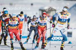 22.01.2023, Livigno, Italy (ITA): Sindre Bjoernestad Skar (NOR), Edvin Anger (SWE), (l-r)  - FIS world cup cross-country, team sprint, Livigno (ITA). www.nordicfocus.com. © Modica/NordicFocus. Every downloaded picture is fee-liable.