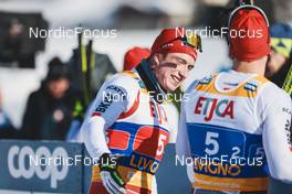 22.01.2023, Livigno, Italy (ITA): Janik Riebli (SUI), Valerio Grond (SUI), (l-r)  - FIS world cup cross-country, team sprint, Livigno (ITA). www.nordicfocus.com. © Modica/NordicFocus. Every downloaded picture is fee-liable.