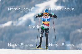 22.01.2023, Livigno, Italy (ITA): Simone Mocellini (ITA) - FIS world cup cross-country, team sprint, Livigno (ITA). www.nordicfocus.com. © Modica/NordicFocus. Every downloaded picture is fee-liable.