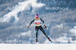 22.01.2023, Livigno, Italy (ITA): Sofie Krehl (GER) - FIS world cup cross-country, team sprint, Livigno (ITA). www.nordicfocus.com. © Modica/NordicFocus. Every downloaded picture is fee-liable.