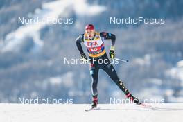 22.01.2023, Livigno, Italy (ITA): Josef Faessler (GER) - FIS world cup cross-country, team sprint, Livigno (ITA). www.nordicfocus.com. © Modica/NordicFocus. Every downloaded picture is fee-liable.