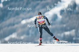 22.01.2023, Livigno, Italy (ITA): Lauren Jortberg (USA) - FIS world cup cross-country, team sprint, Livigno (ITA). www.nordicfocus.com. © Modica/NordicFocus. Every downloaded picture is fee-liable.