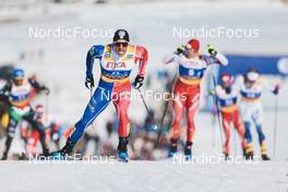 22.01.2023, Livigno, Italy (ITA): Richard Jouve (FRA) - FIS world cup cross-country, team sprint, Livigno (ITA). www.nordicfocus.com. © Modica/NordicFocus. Every downloaded picture is fee-liable.