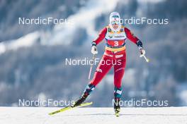 22.01.2023, Livigno, Italy (ITA): Julie Myhre (NOR) - FIS world cup cross-country, team sprint, Livigno (ITA). www.nordicfocus.com. © Modica/NordicFocus. Every downloaded picture is fee-liable.