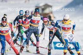 22.01.2023, Livigno, Italy (ITA): Rosie Brennan (USA), Sofie Krehl (GER), (l-r)  - FIS world cup cross-country, team sprint, Livigno (ITA). www.nordicfocus.com. © Modica/NordicFocus. Every downloaded picture is fee-liable.