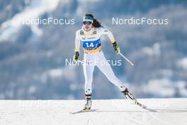 22.01.2023, Livigno, Italy (ITA): Gabriela Neres (BRA) - FIS world cup cross-country, team sprint, Livigno (ITA). www.nordicfocus.com. © Modica/NordicFocus. Every downloaded picture is fee-liable.