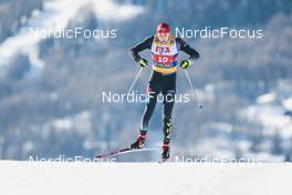 22.01.2023, Livigno, Italy (ITA): Josef Faessler (GER) - FIS world cup cross-country, team sprint, Livigno (ITA). www.nordicfocus.com. © Modica/NordicFocus. Every downloaded picture is fee-liable.