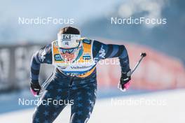 22.01.2023, Livigno, Italy (ITA): Julia Kern (USA) - FIS world cup cross-country, team sprint, Livigno (ITA). www.nordicfocus.com. © Modica/NordicFocus. Every downloaded picture is fee-liable.