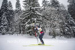 27.01.2023, Les Rousses, France (FRA): Anna Comarella (ITA) - FIS world cup cross-country, 10km, Les Rousses (FRA). www.nordicfocus.com. © Thibaut/NordicFocus. Every downloaded picture is fee-liable.